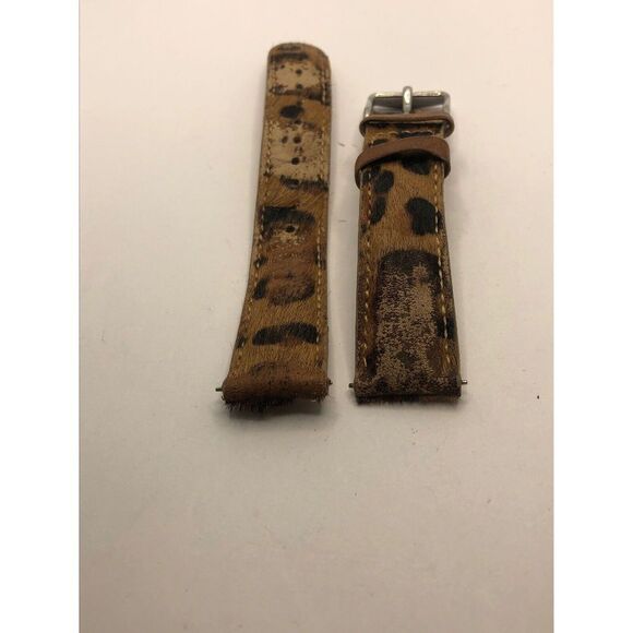 Authentic Fossil Watch Full Band Genuine Leather 18mm EZ101 - Picture 5 of 8